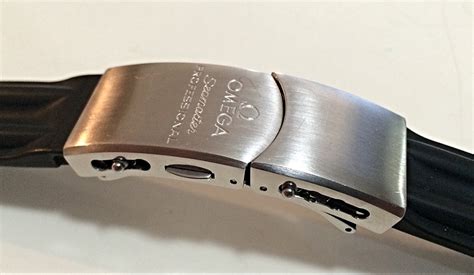 omega speedmaster rubber strap deployment clasp|omega speedmaster professional rubber strap.